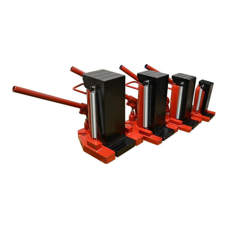 Hydraulic Ram Toe Lift Jack 20 / 10 Ton Hoist Picker Track Machine Container Loading