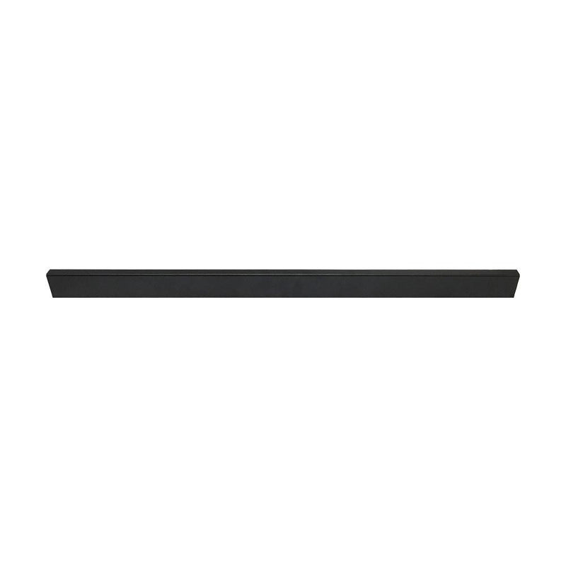 Matte Black 48 Inch Industrial Pipe Rectangular Tubing Hangrail Retail Display