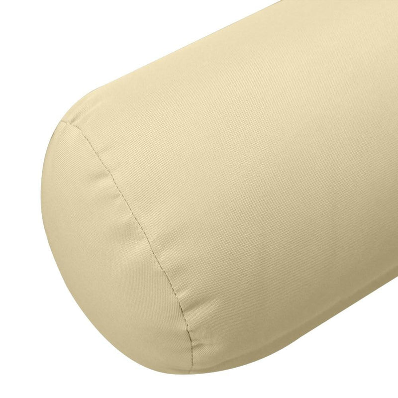 Model-1 5PC Knife Edge Outdoor Daybed Matress Bolster Pillow Fitted Sheet Cover Only-Twin-XL Size AD103