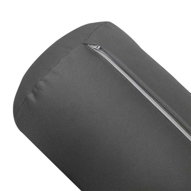 Model-1 AD003 Crib Size 5PC Knife Edge Outdoor Daybed Mattress Bolster Pillow Fitted Sheet Cover Only