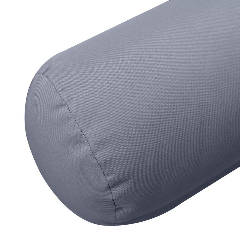 Model-2 5PC Knife Edge Outdoor Daybed Mattress Bolster Pillow Fitted Sheet Cover Only-Twin-XL Size AD001