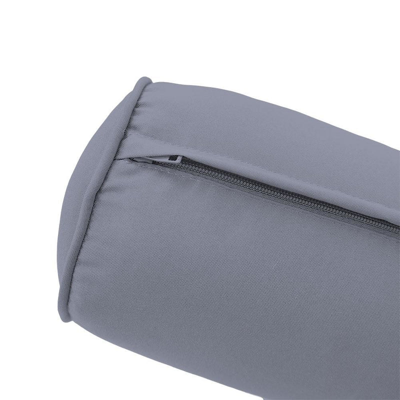 Model-3 6PC Pipe Outdoor Daybed Mattress Bolster Pillow Fitted Sheet Cover Only-Full Size AD001