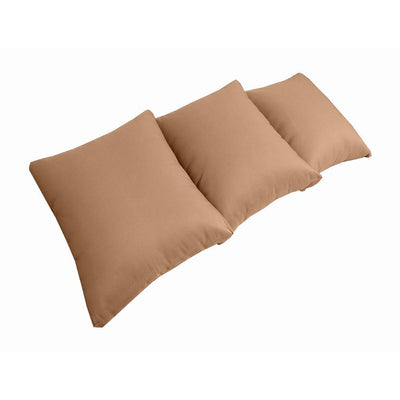 Model-3 AD104 Full Knife Edge Bolster & Back Pillow Cushion Outdoor SLIP COVER ONLY