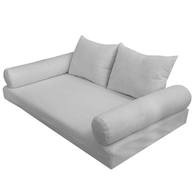 Model-4 5PC Mattress Bolster Back Rest Pillows Cushion Polyester Fiberfill 'INSERT ONLY'-Full Size