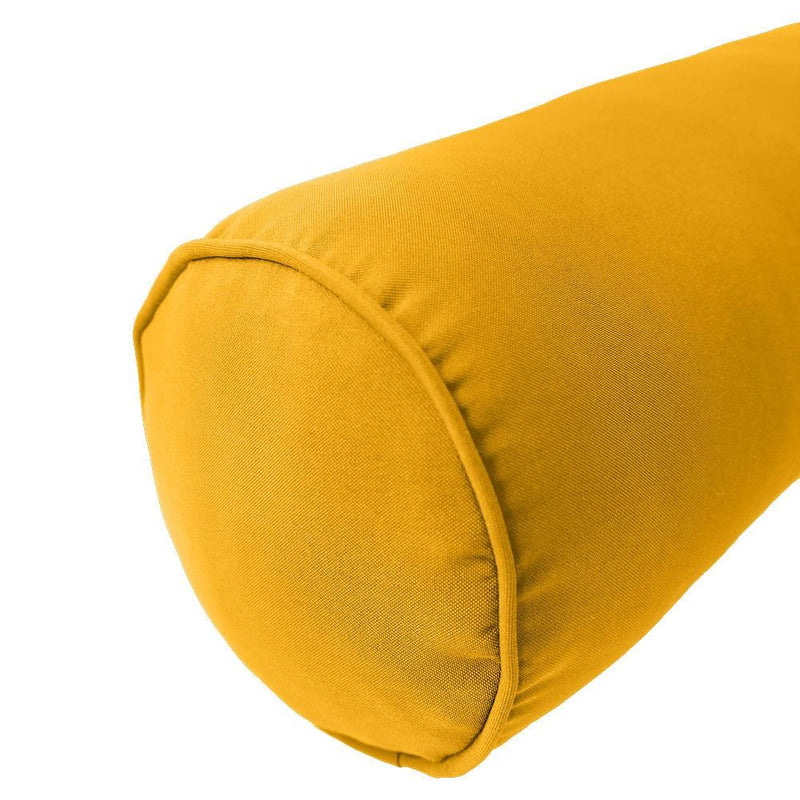 Model-4 - AD108 Twin Pipe Trim Bolster & Back Pillow Cushion Outdoor SLIP COVER ONLY