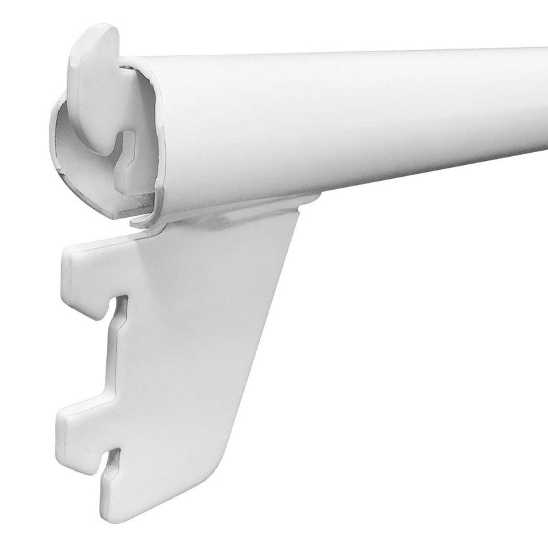 White - Industrial Pipe Rack Hangrail 24&
