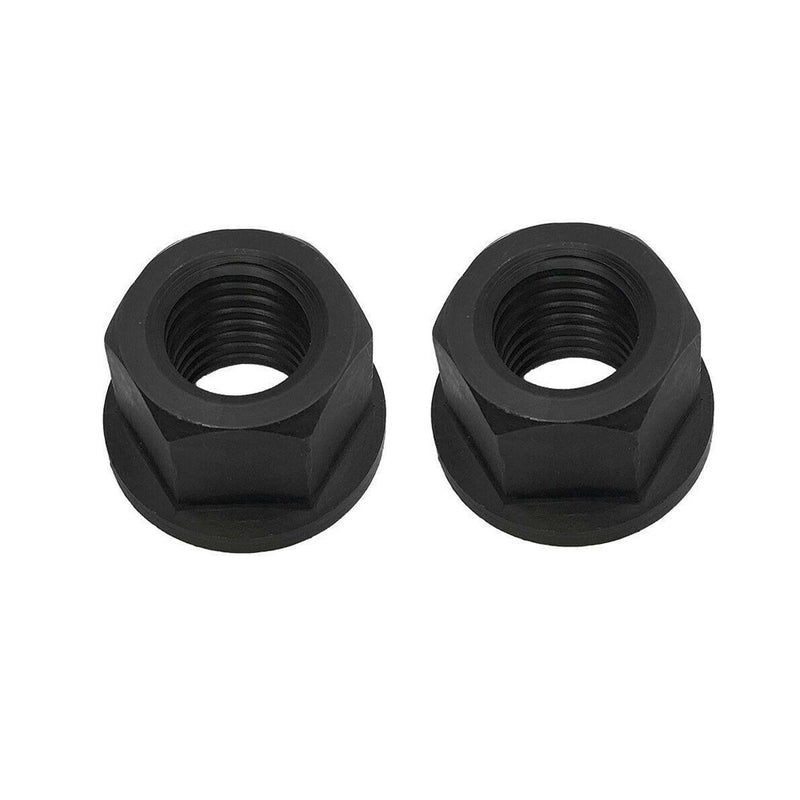 Set of 40 Pcs 5/16"-18 Thread Flange Nuts Heat Treated Steel, Black Oxide Finish Hex Nut