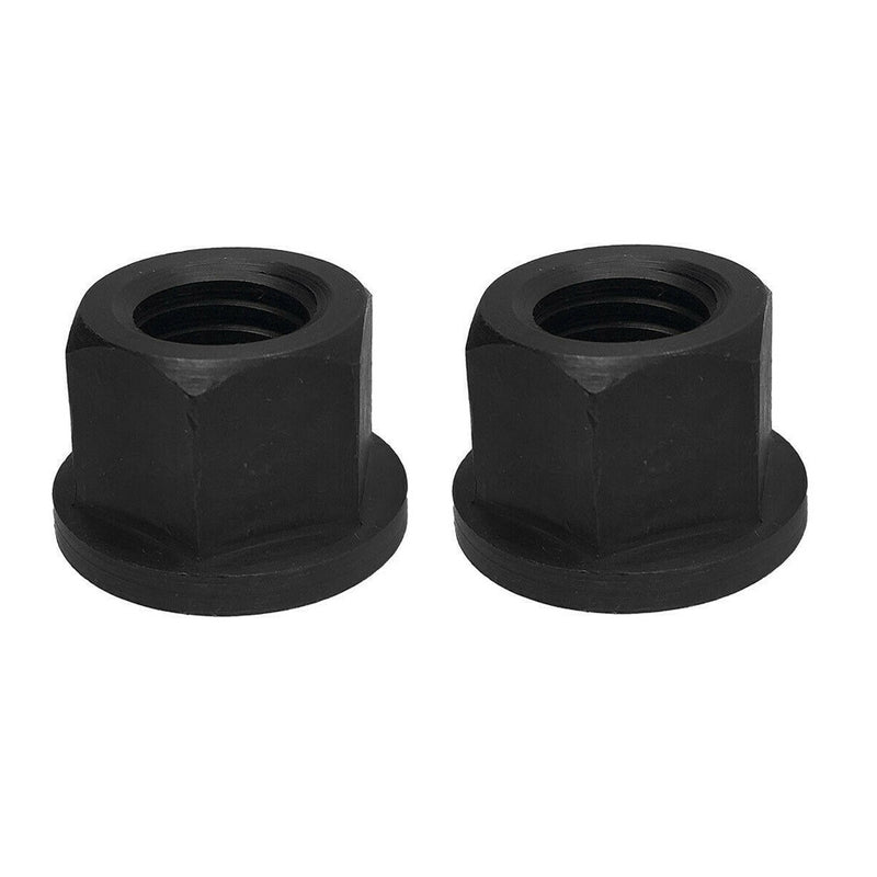 Set of 40 Pcs 5/16"-18 Thread Flange Nuts Heat Treated Steel, Black Oxide Finish Hex Nut