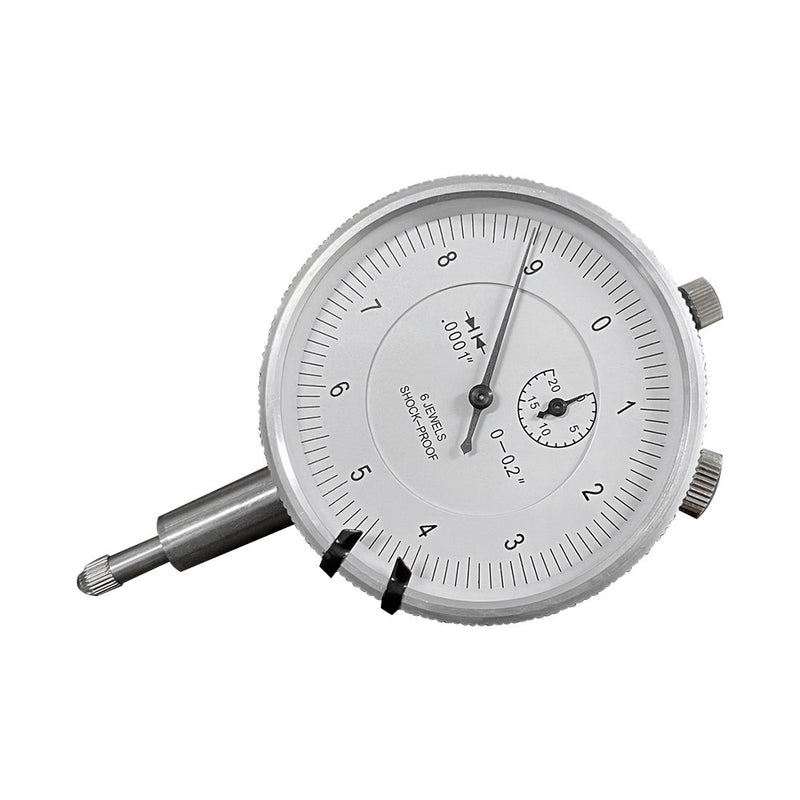 0.2" HIGH PRECISION DIAL INDICATOR .0001" SHOCK-PROOF LUG BACK