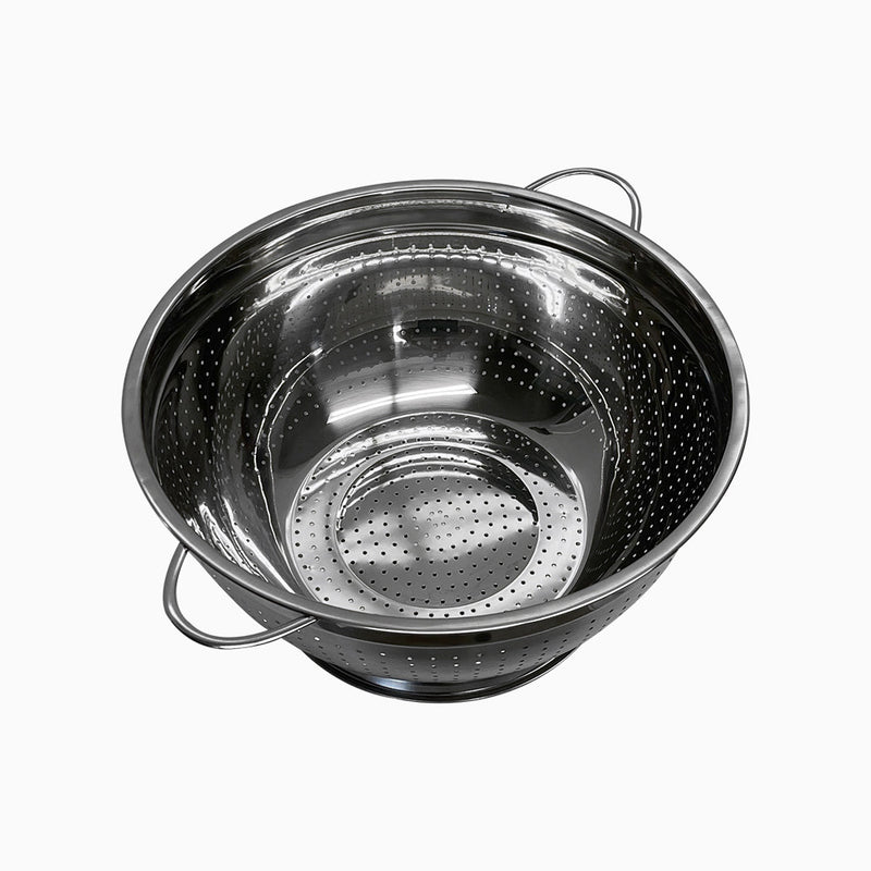 15" Stainless Steel Kitchen Colander Strainer For Washing Rice,Pasta,Small Grain