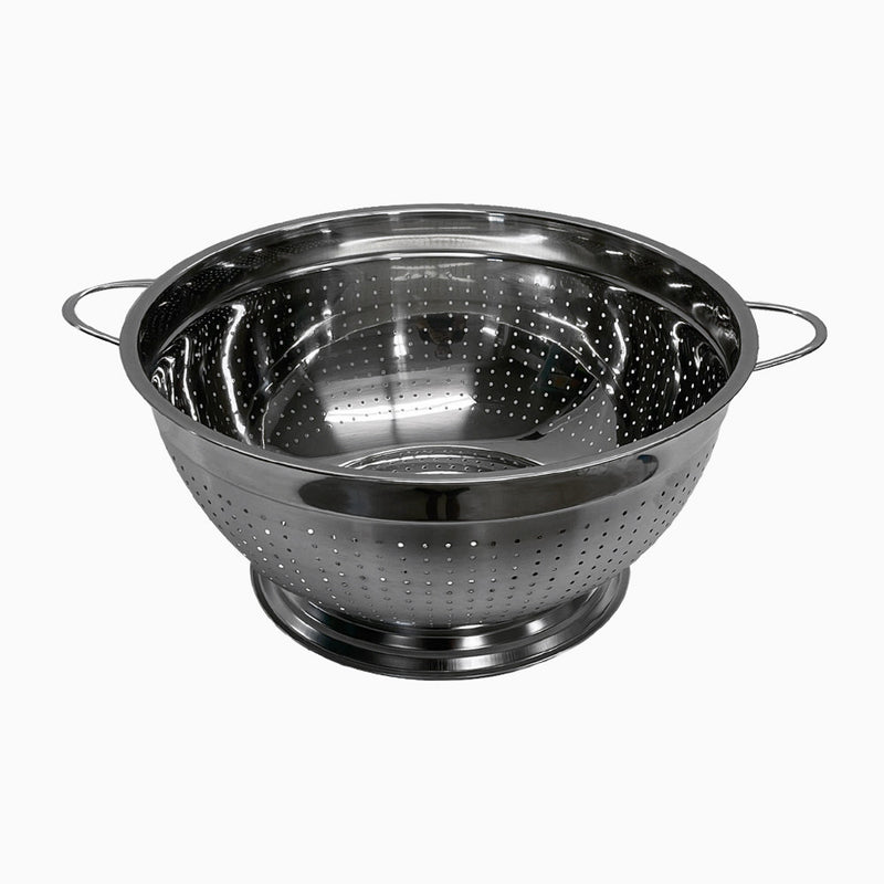 15" Stainless Steel Kitchen Colander Strainer For Washing Rice,Pasta,Small Grain