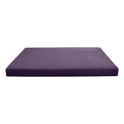 COVER ONLY Twin Knife Edge Velvet Indoor Daybed Mattress Sheet 75"x39"x8"- AD339