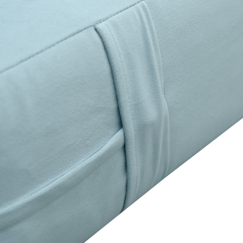 COVER ONLY Twin Knife Edge Velvet Indoor Daybed Mattress Sheet 75"x39"x8 - AD355