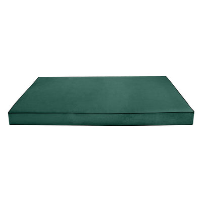 COVER ONLY Twin-XL Contrast Pipe Velvet Indoor Daybed Mattress 80"x39"x6"-AD317