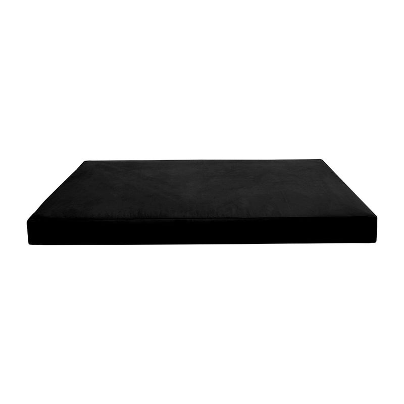 COVER ONLY Twin-XL Same Pipe Velvet Indoor Daybed Mattress 80"x39"x8""-AD374