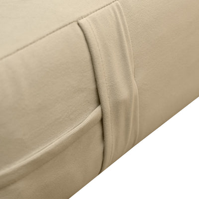 COVER ONLY Full Knife Edge Velvet Indoor Daybed Mattress Sheet 75"x54"x6"- AD304