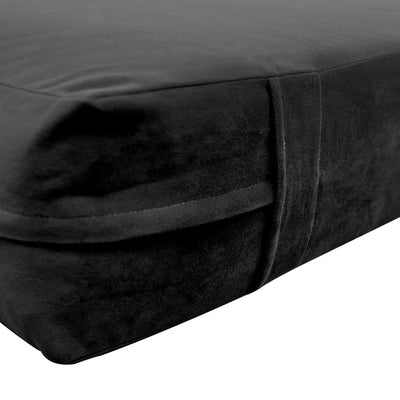 COVER ONLY Full Knife Edge Velvet Indoor Daybed Mattress Sheet 75"x54"x6"- AD350