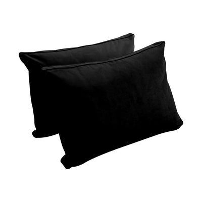 COVER ONLY Model V1 Twin Velvet Same Pipe Indoor Daybed Bolster Pillow Cushion - AD374