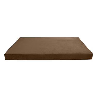 COVER ONLY Model V1 Twin Velvet Knife Edge Indoor Daybed Mattress Cushion AD308