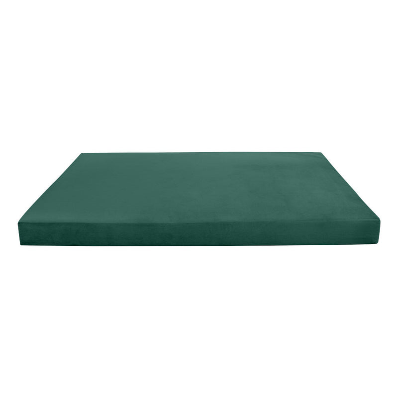 COVER ONLY Model V1 Twin Velvet Knife Edge Indoor Daybed Mattress Cushion AD317