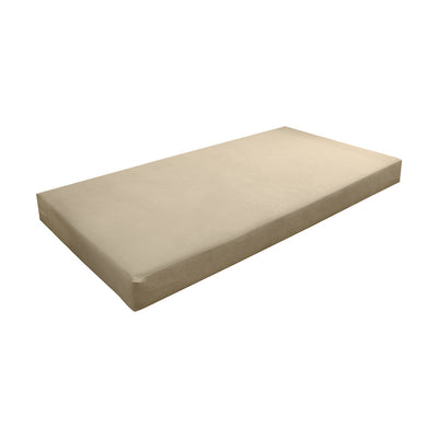 COVER ONLY Model V1 Twin Velvet Knife Edge Indoor Daybed Mattress Cushion AD304