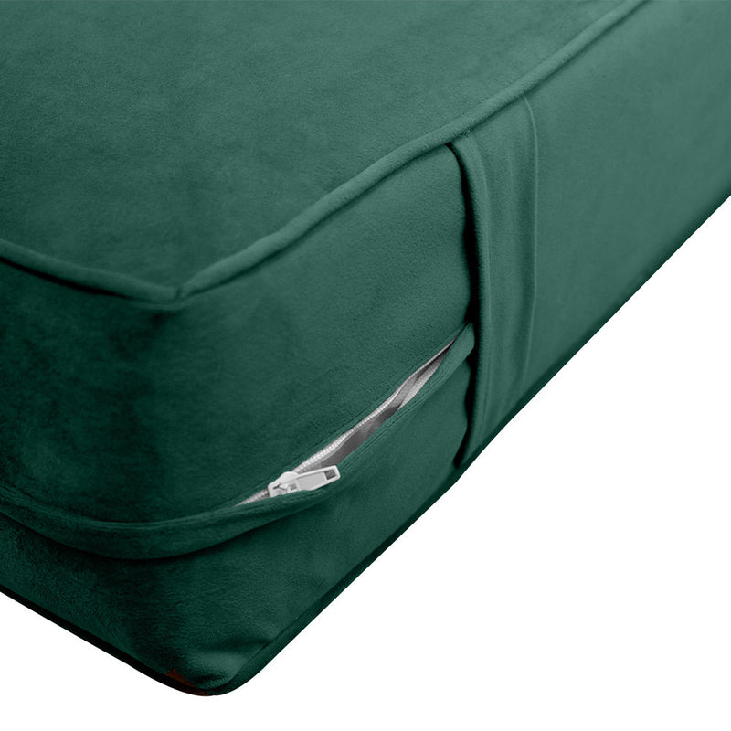 COVER ONLY Model V2 Twin-XL Velvet Same Pipe Indoor Daybed Mattress Cushion AD317