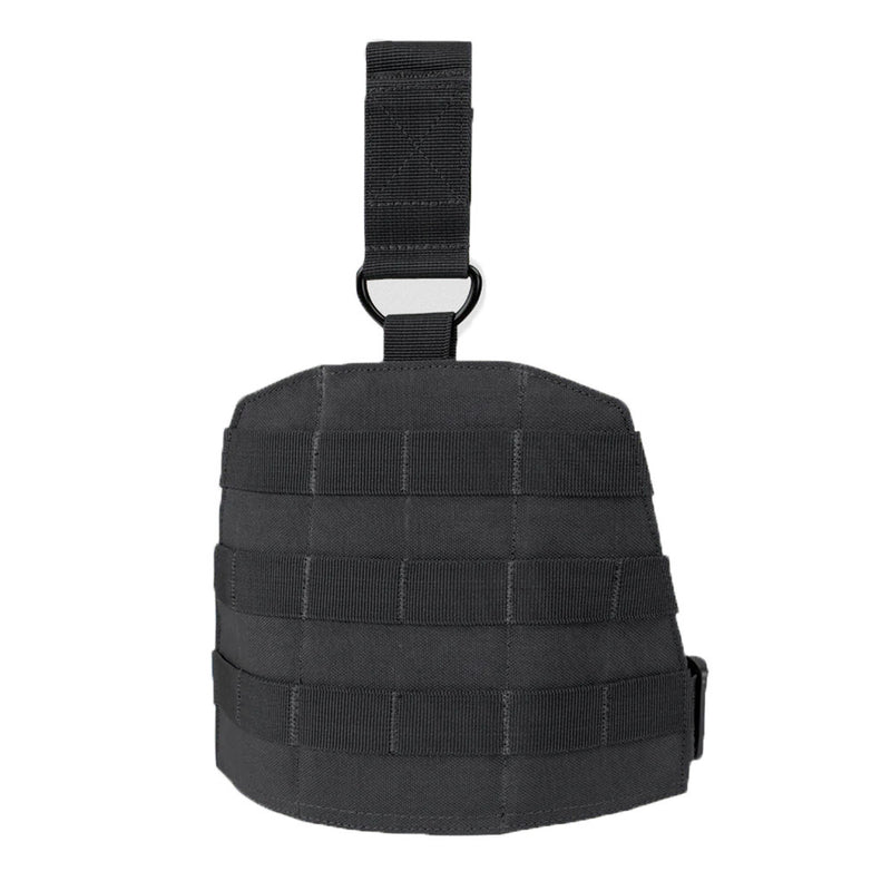 BLACK Drop Leg Panel MOLLE Webbing Platform Military Airsoft Combat