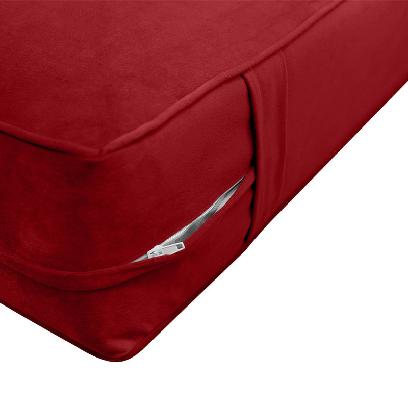 COVER ONLY Model V3 Twin Velvet Same Pipe Indoor Daybed Mattress Cushion AD369