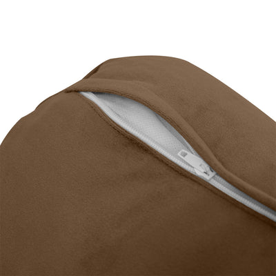 COVER ONLY Model V5 Twin Velvet Knife Edge Indoor Mattress Bolster Pillow AD308