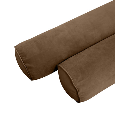 COVER ONLY Model V5 Twin Velvet Same Pipe Indoor Mattress Bolster Pillow AD308