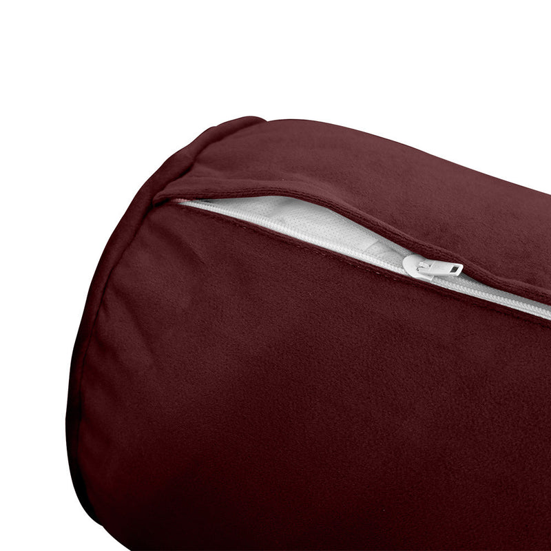 COVER ONLY Model V5 Twin Velvet Same Pipe Indoor Mattress Bolster Pillow AD368