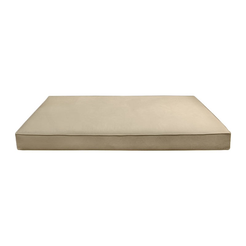 COVER ONLY Model V4 Twin-XL Velvet Same Pipe Indoor Daybed Mattress Cushion AD304