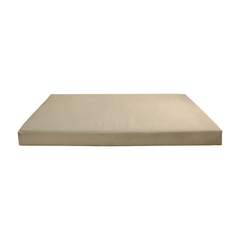 COVER ONLY Model V4 Full Velvet Knife Edge Indoor Daybed Mattress Cushion AD304