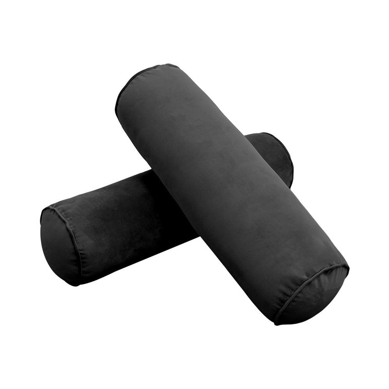 COVER ONLY Model V6 Twin Velvet Same Pipe Indoor Mattress Bolster Pillow AD350