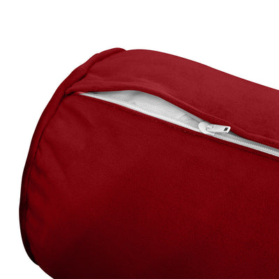 COVER ONLY Model V6 Twin Velvet Same Pipe Indoor Mattress Bolster Pillow AD369