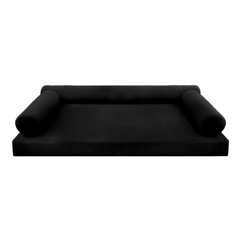 COVER ONLY Model V6 Twin-XL Velvet Knife Edge Indoor Mattress Pillow AD374