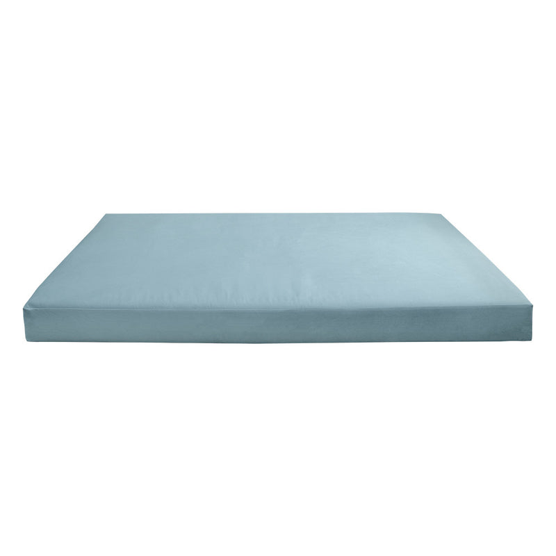 Model V1 Twin Velvet KnifeEdge Indoor Daybed Mattress Cushion Complete Set AD355