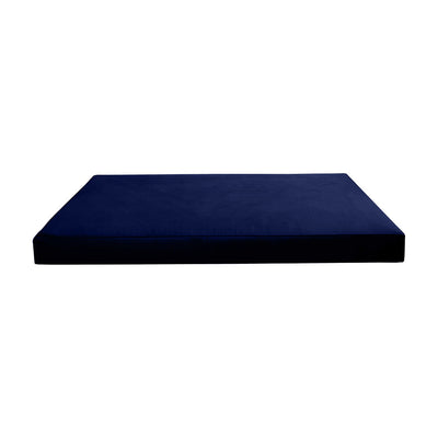 Model V1 Twin Velvet Same Pipe Indoor Daybed Mattress Cushion Complete Set AD373