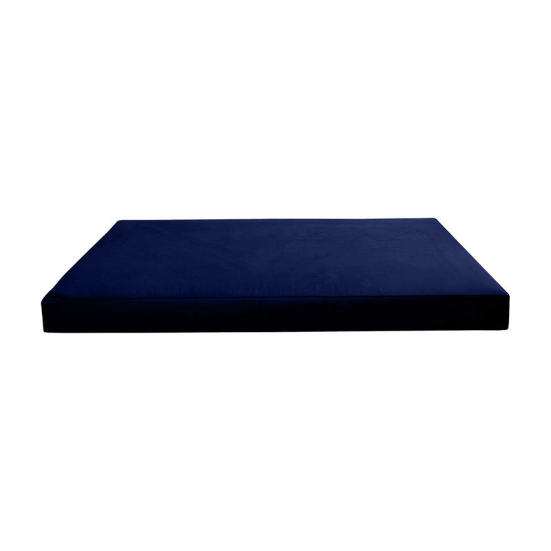 Model V2 Twin Velvet Same Pipe Indoor Daybed Mattress Cushion Complete Set AD373