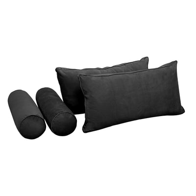 Model V2 Twin-XL Velvet Same Pipe Indoor Daybed Mattress Pillow Complete Set AD350