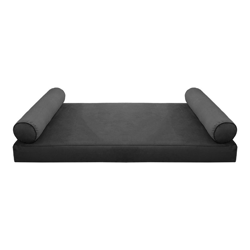 Model V5 Twin-XL Velvet Same Pipe Indoor Daybed Mattress Pillow Complete Set AD350