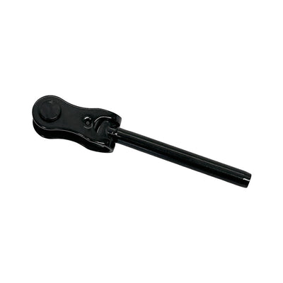 1/8" Black Oxide Stainless Steel Hand Swage Toggle Jaw For 1/8" Cable Wire, 1 PC