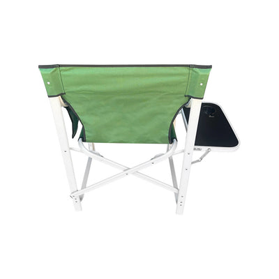 Folding Camping Chair W/ Side Table, Portable Lightweight Director Chair 350 Lbs