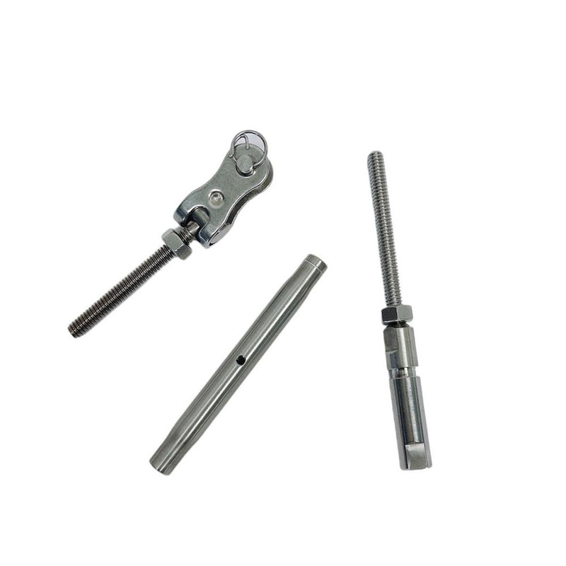 Marine Swageless Toggle Turnbuckle For Cable Rail Wire, T316 Stainless Steel