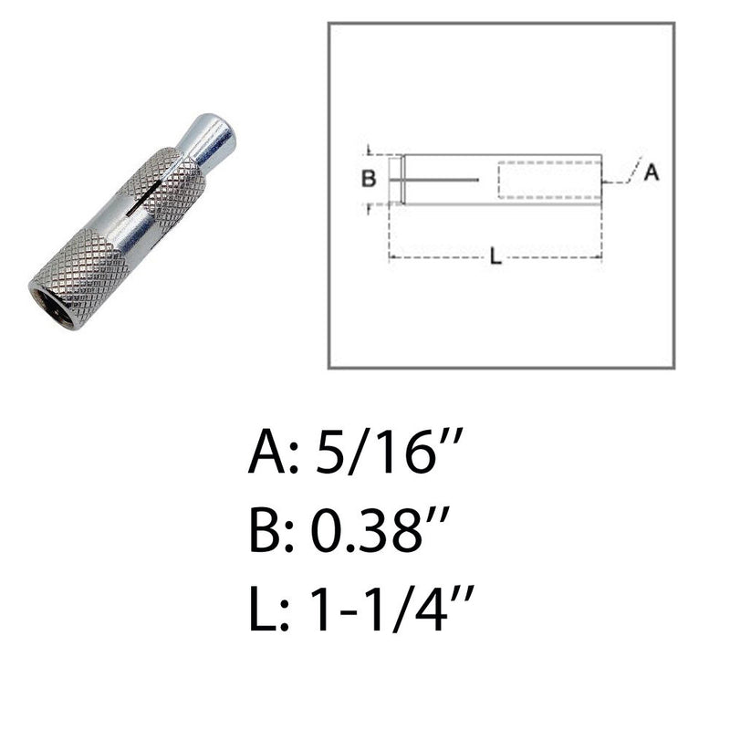 Drop In Anchor Fastener Bolt Grip Anchor Stainless Steel T304