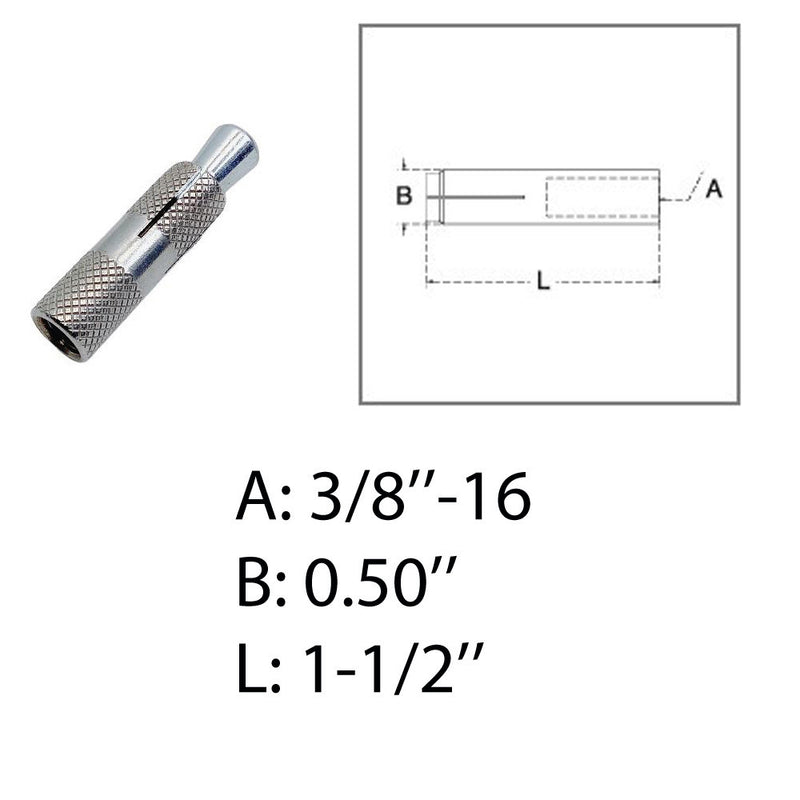 Drop In Anchor Fastener Bolt Grip Anchor Stainless Steel T304